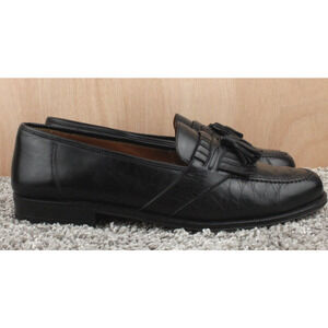 Magnanni Vigo Black Leather Tassel Loafers Mens Size 10.5 Dress Casual